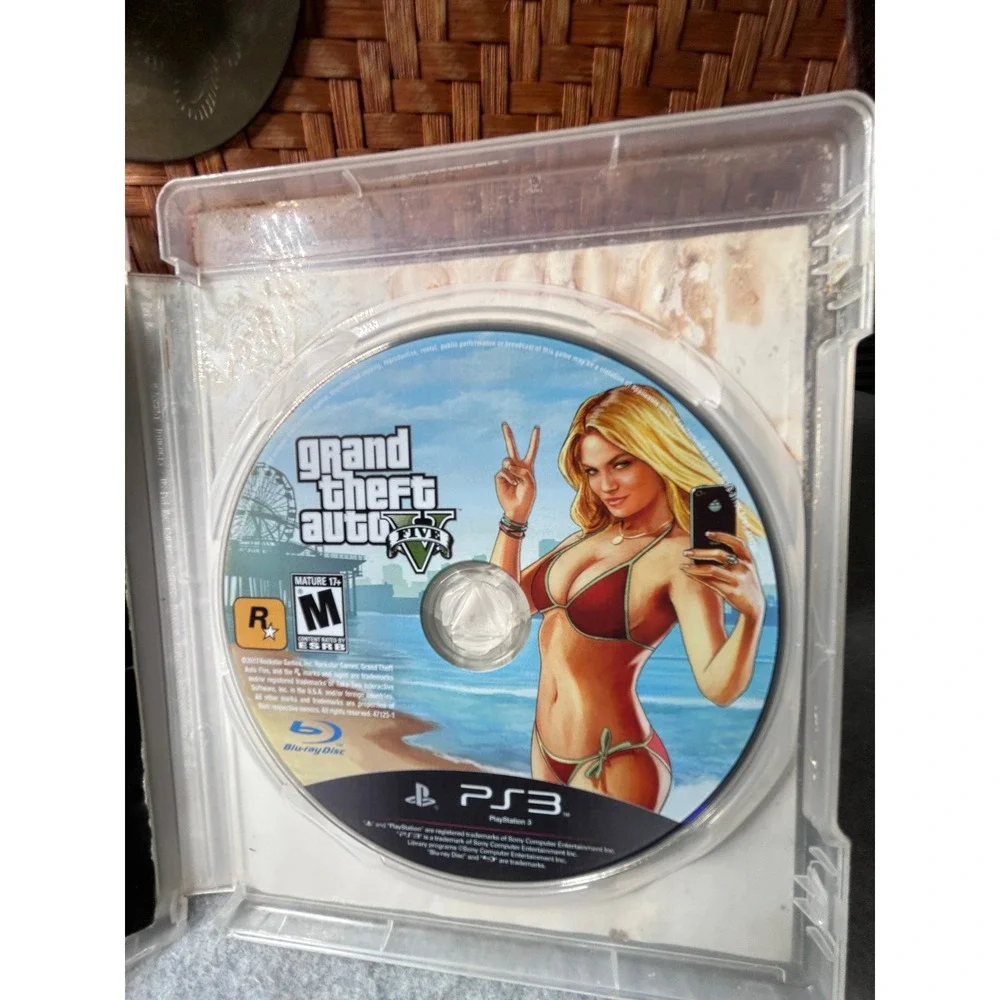 Grand Theft Auto V GTA 5 Sony PlayStation 3 PS3 Game with Manual - Tested